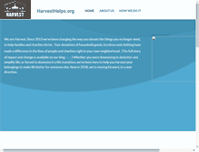 Tablet Screenshot of harvesthelps.org